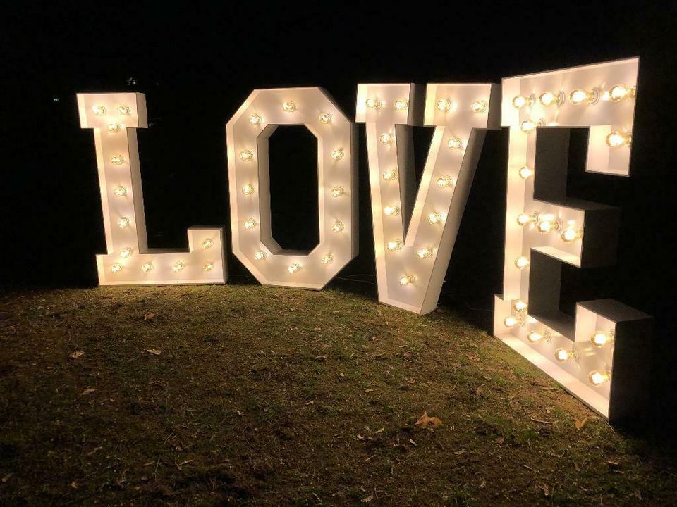 LOVE LED Leucht Buchstaben *VERLEIH* Hochzeit Party Feier in Potsdam