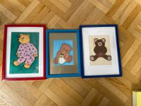 Drei Teddykinderbilder mit Rahmen Niedersachsen - Gehrden Vorschau