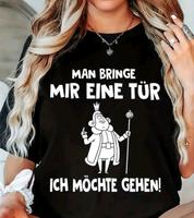 T Shirt mit König und lustigen Spruch in schwarz Rheinland-Pfalz - Daaden Vorschau