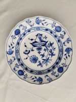 Meissen  - Zwiebelmuster Teller groß weiß & blau 1890 Porzellan Bayern - Nördlingen Vorschau