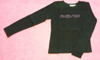 Langarm - Shirt / Longsleeve schwarz mit Glitzer - Print, Gr. 152 Nordrhein-Westfalen - Düren Vorschau