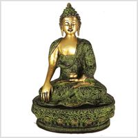 Erdender Buddha 33cm 4,3kg Messing grünantik Hamburg-Mitte - Hamburg Billbrook Vorschau