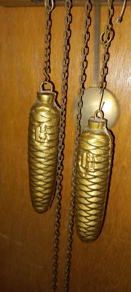 sehr alte Biedermeier / Rahmenuhr / Pendeluhr / Wanduhr mit Gong in Alsdorf