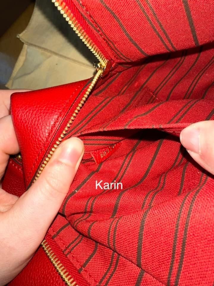 Louis Vuitton Marais MM Tasche Cherry Rot (Full-Set) NEU in Siegenburg