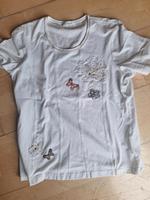 Tshirt weiss mit Muster, Gr.M v.Bonita Bayern - Augsburg Vorschau