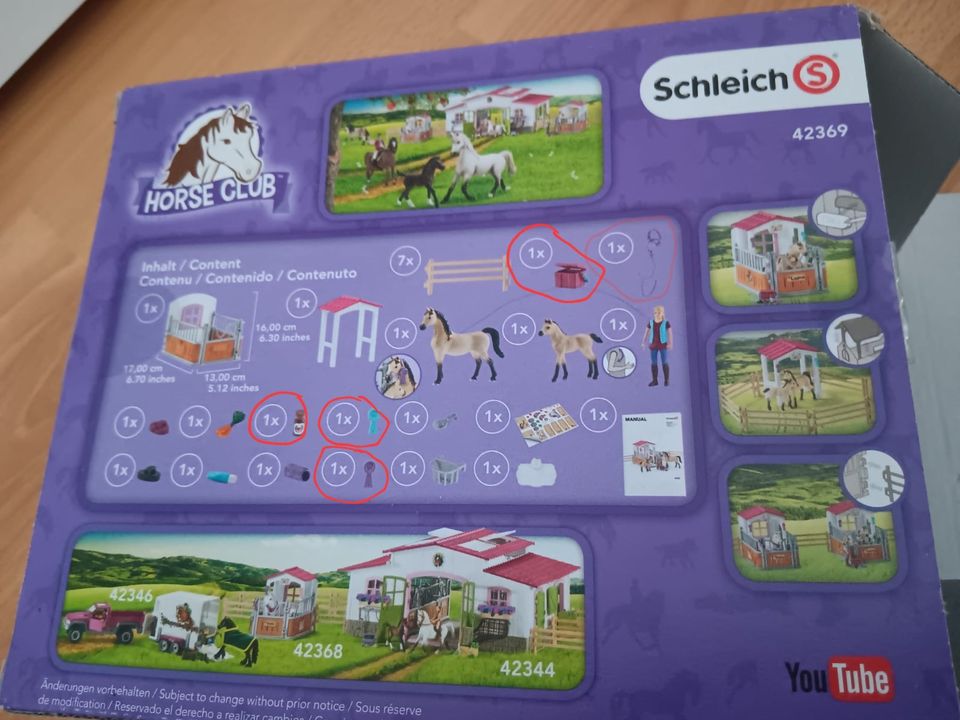 Schleich Horse Club Pferdebox mit Araber Stute und Fohlen 42369 in Rendsburg