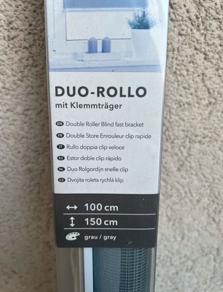 Duo Rollo mit Klemmträger 100x150cm in Frankenthal (Pfalz)