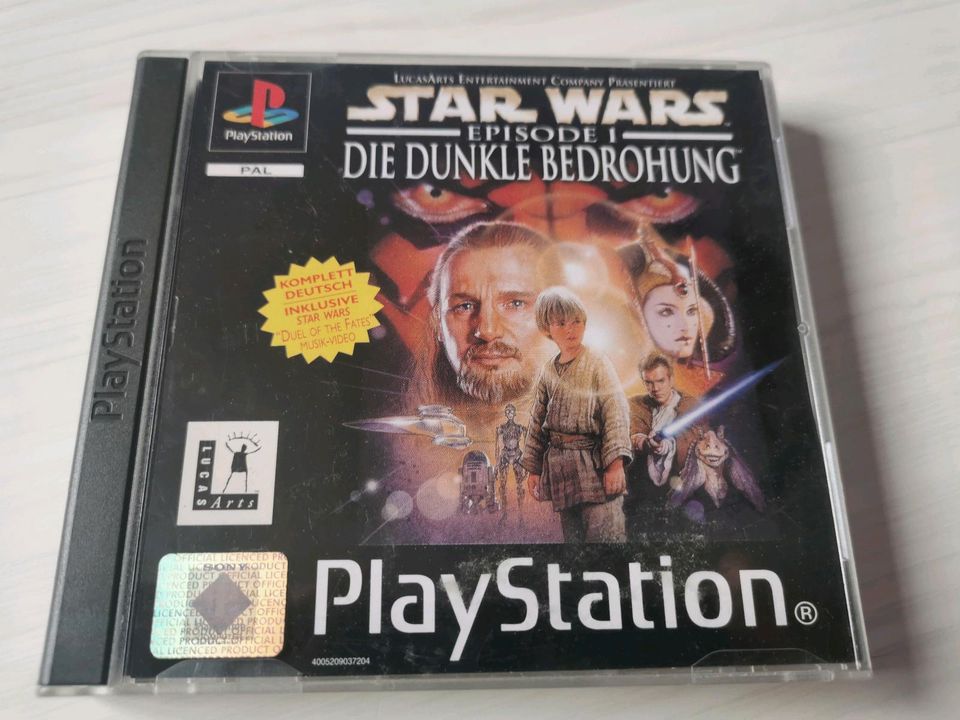 Star wars die dunkle Bedrohung ps1 in Leichlingen