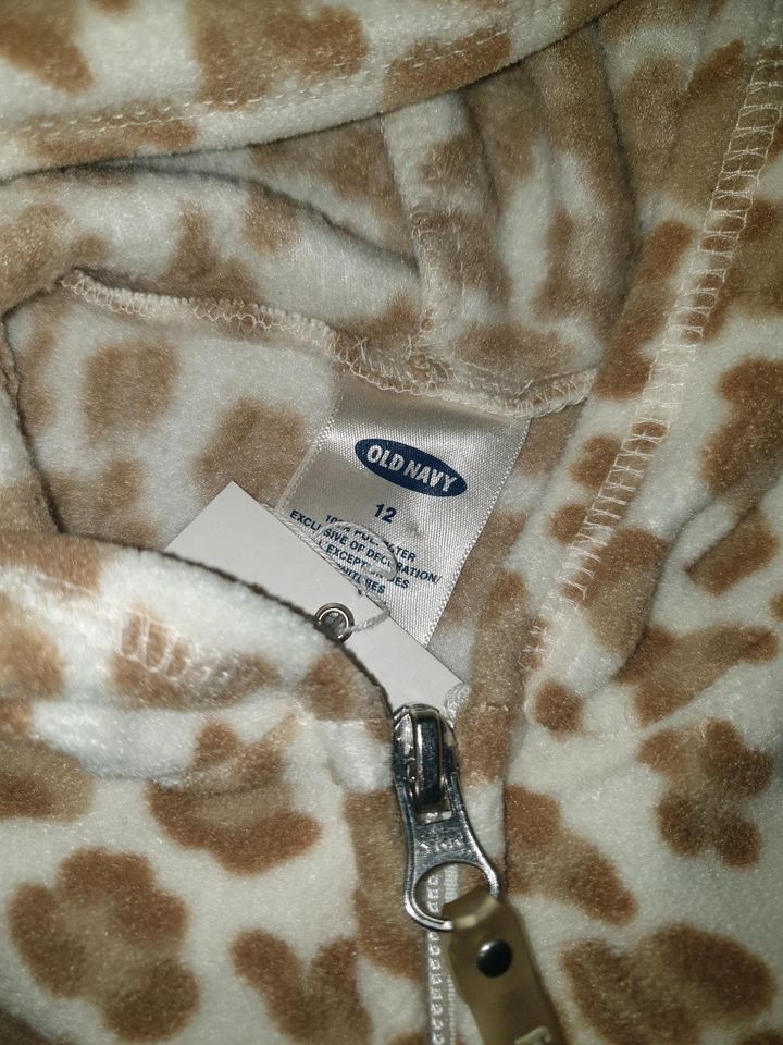 15# Weste kuschelig leopard old navy Jacke Gr 12 in Norath