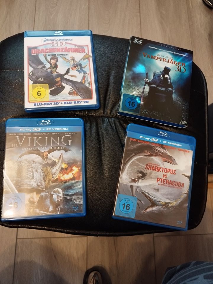 **4 DVD´s / Blu Ray 3 D / ** in Ganderkesee