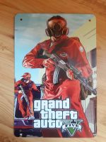 Metallschild Grand Theft Auto 5 GTA Rockstar Games Merchandise Hessen - Rodgau Vorschau