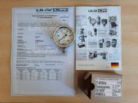 Federmanometer D63, KL. 1.0   0 bis 160 bar   ISO228-G1/4 unten Bayern - Gilching Vorschau