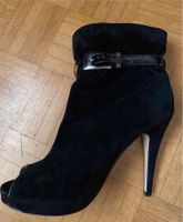 Damen Stiefeletten Schuhe schwarz Gr 41 High Heels Baden-Württemberg - Stutensee Vorschau