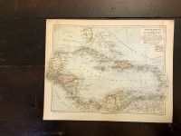 Alte Landkarte um 1885: Mexiko und Zentralamerika München - Altstadt-Lehel Vorschau