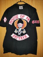 T-Shirt schwarz Support 81 Pattaya Biker Tattoo 1% 666 Hessen - Wehrheim Vorschau