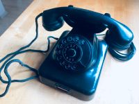 Altes Telefon Bakelit W48 mit Wählscheibe schwarz Nordrhein-Westfalen - Lippstadt Vorschau