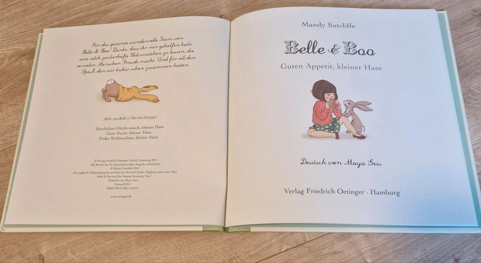 Belle & Boo (Guten Appetit,kleiner Hase) in Heist