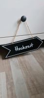 ♡ Hochzeit Hochzeitsdeko Deko Schild Holzschild Wegweiser Nordrhein-Westfalen - Oberhausen Vorschau