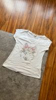 HOLLISTER Shirt V-Ausschnitt mit Wolf Motiv und Blumen Dresden - Pieschen Vorschau