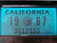 CALIFORNIA USA Black Plate Rarität Original von 1967 Schleswig-Holstein - Laboe Vorschau
