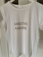 H&M Shirt Vintage weiß bedruckt Schriftzug Gangstas Paradise L 40 Rheinland-Pfalz - Koblenz Vorschau