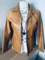 Vintage Lederjacke Cognac farben, Bikerjacke, Blazer Dresden - Löbtau-Süd Vorschau