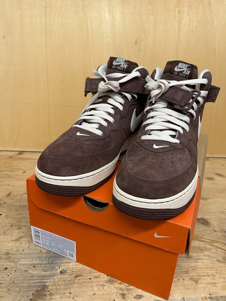 Nike Air Force Mid 07 QS Chocolate , Gr. 46 US12 , Neu in Neunkirchen