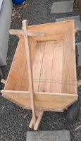 Holz Bollerwagen 88x70x54cm Gummireifen lenkbar Vatertag Saarland - Mettlach Vorschau