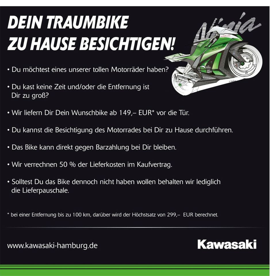 Kawasaki Versys 650,4JAHRE WERKSGARANTIE,sofort lieferbar in Seevetal