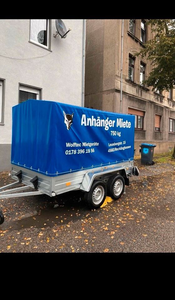 ❌❌ Anhänger Mieten 750 KG in Recklinghausen