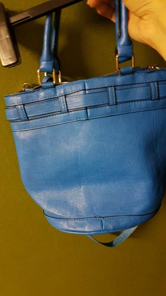 Tasche Shopper blau wie neu in Langenneufnach