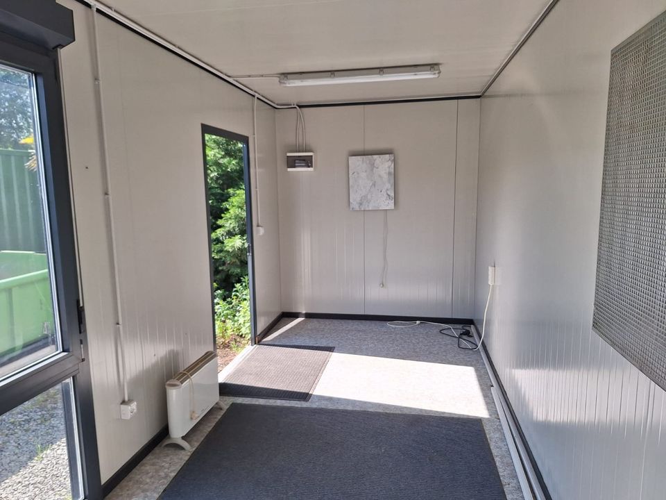 Container anthrazit grau, Bürocontainer, Aufenthaltsraum 2,5 x 6 in Telgte