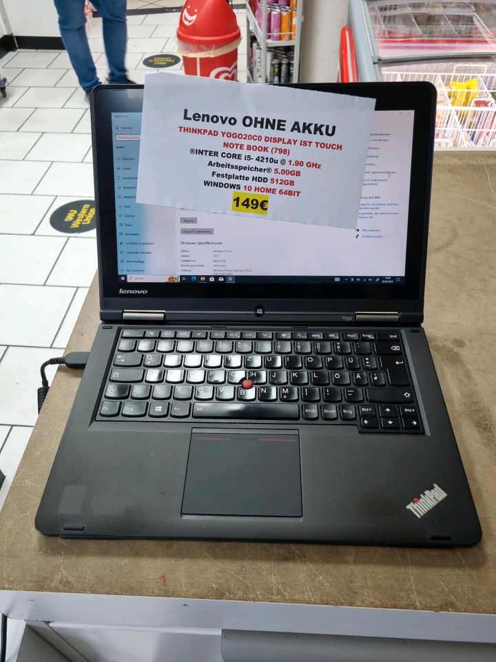 Lenovo TP00062A OHNE AKKU i5 SSD512GB in Braunschweig