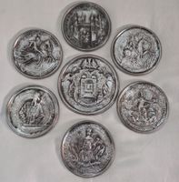 7 Medaillen Reliefbilder Siegel Lots Sammlung Bilder Wappen Rar Nordrhein-Westfalen - Reichshof Vorschau