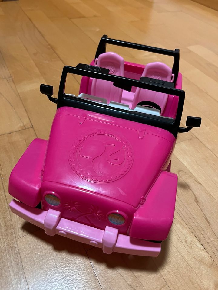 Barbie Jeep und Barbie Cabrio pink in Saulheim