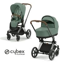 Cybex Platinum Priam Kinderwagen - New Generation - Leaf Green - Gestell Chrome Brown - Lux Carry Cot Babywanne - NEU - TOP ANGEBOT Hessen - Fulda Vorschau