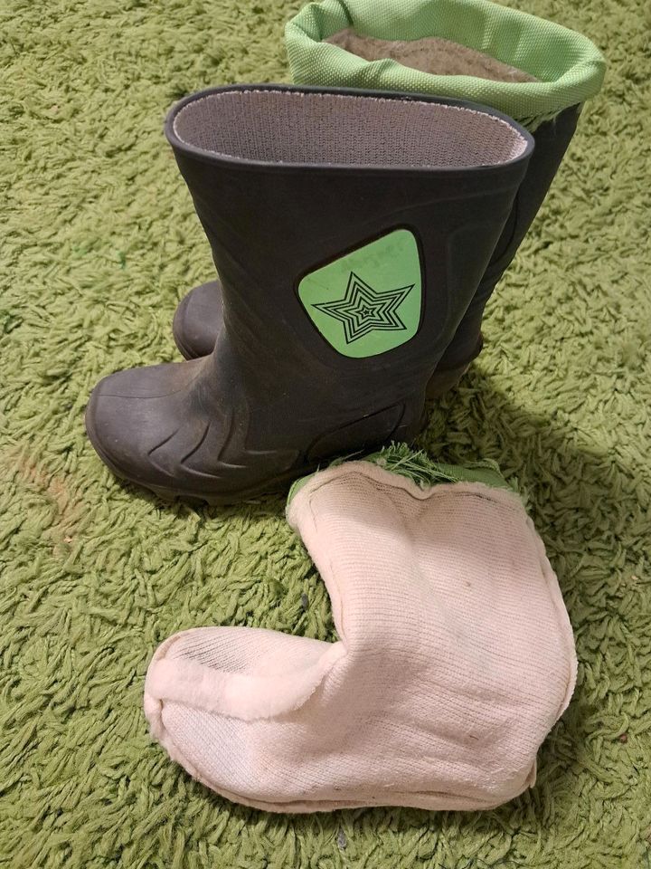 Gefütterte Gummistiefel für Kinder Gr. 26/27 in Mauritz