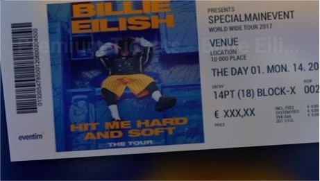 2 x Billie Eilish Tickets 9.05.2025 Berlin in Weiden (Oberpfalz)
