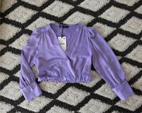 Neue cropped Bluse Zara, S, fliederfarben Bayern - Meitingen Vorschau