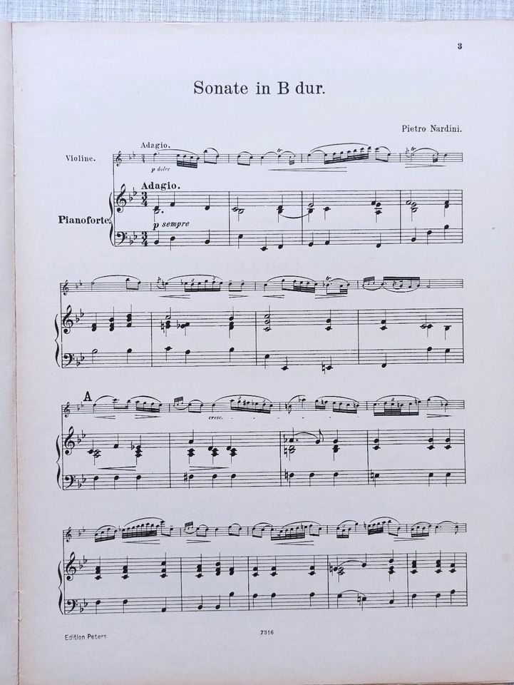 Noten Nardini Sonaten für Violine und Piano in Halberstadt
