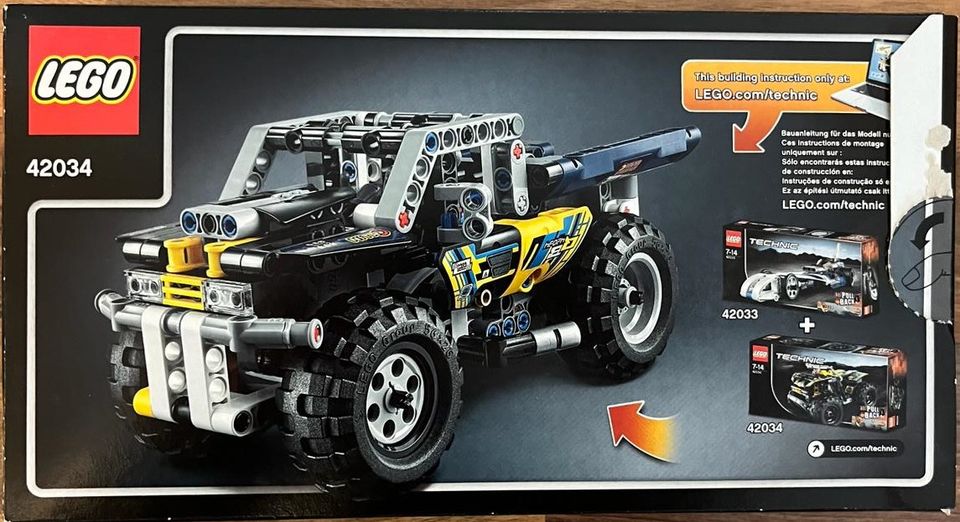 Lego Technic 42034 Action Quad mit Rückziehmotor in Bad Vilbel