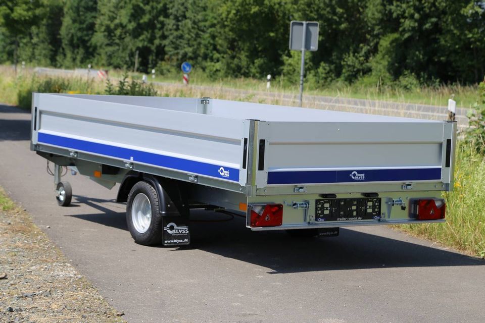 NEU Hochlader Anhänger 310x160x40cm PKW Anhänger 1350kg zGG in Seesen