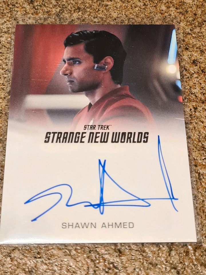 Shawn Ahmed Autograph Card ST Strange New Worlds Staffel 1 in Köln