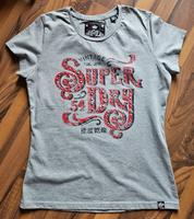 + SUPERDRY + T-Shirt + Grau + mit Nieten + Vintage + Gr. 40 Bayern - Salzweg Vorschau