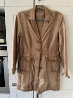 Echtleder Longblazer Milestone beige Gr. S TOP !!! Rheinland-Pfalz - Lörzweiler Vorschau