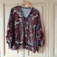 Cecil Bluse Tunika M/L Shirt Top braun paisley kimono relaxed Nordrhein-Westfalen - Borken Vorschau