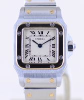 Cartier Uhr Santos De Cartier Galbée Stahl / Gold white roman dia Nordrhein-Westfalen - Langenfeld Vorschau