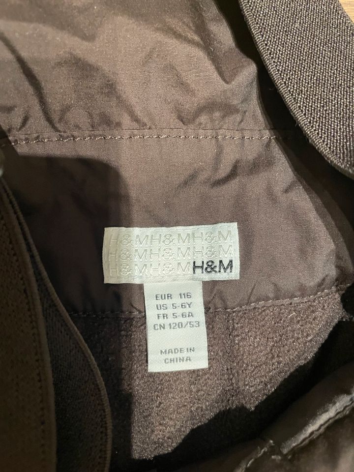 Skihose Schneehose 110 H&M schokobraun 1x getragen in Stuttgart