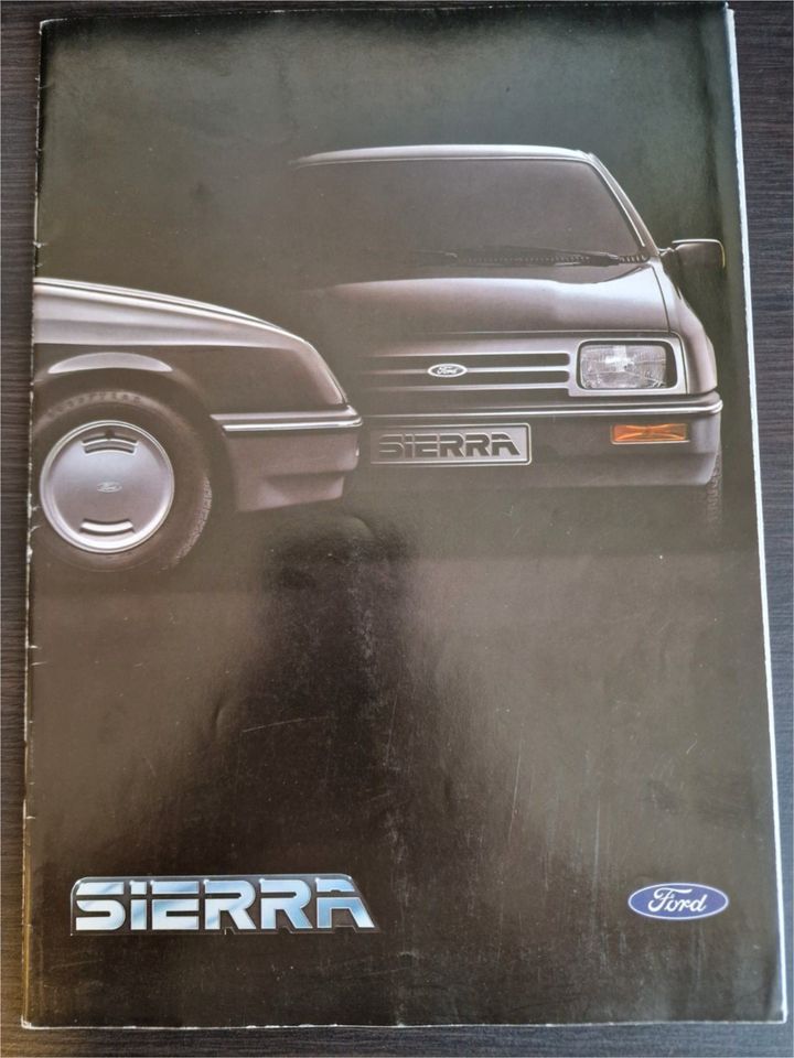Ford Sierra Prospekt Broschüre Flyer in Katlenburg-Lindau