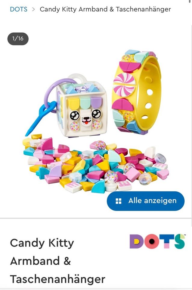 Lego Dots Candy Kitty Armband und Taschenanhänger 41944 in Langweid am Lech